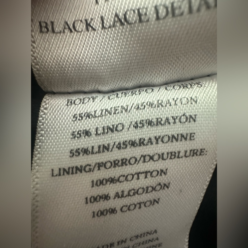 Rails Black High Low Ruffled Sundress Size M - image 7